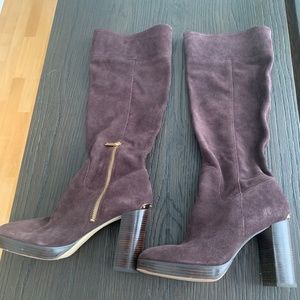 Michael/Michael Kors chocolate suede boots, size 8M